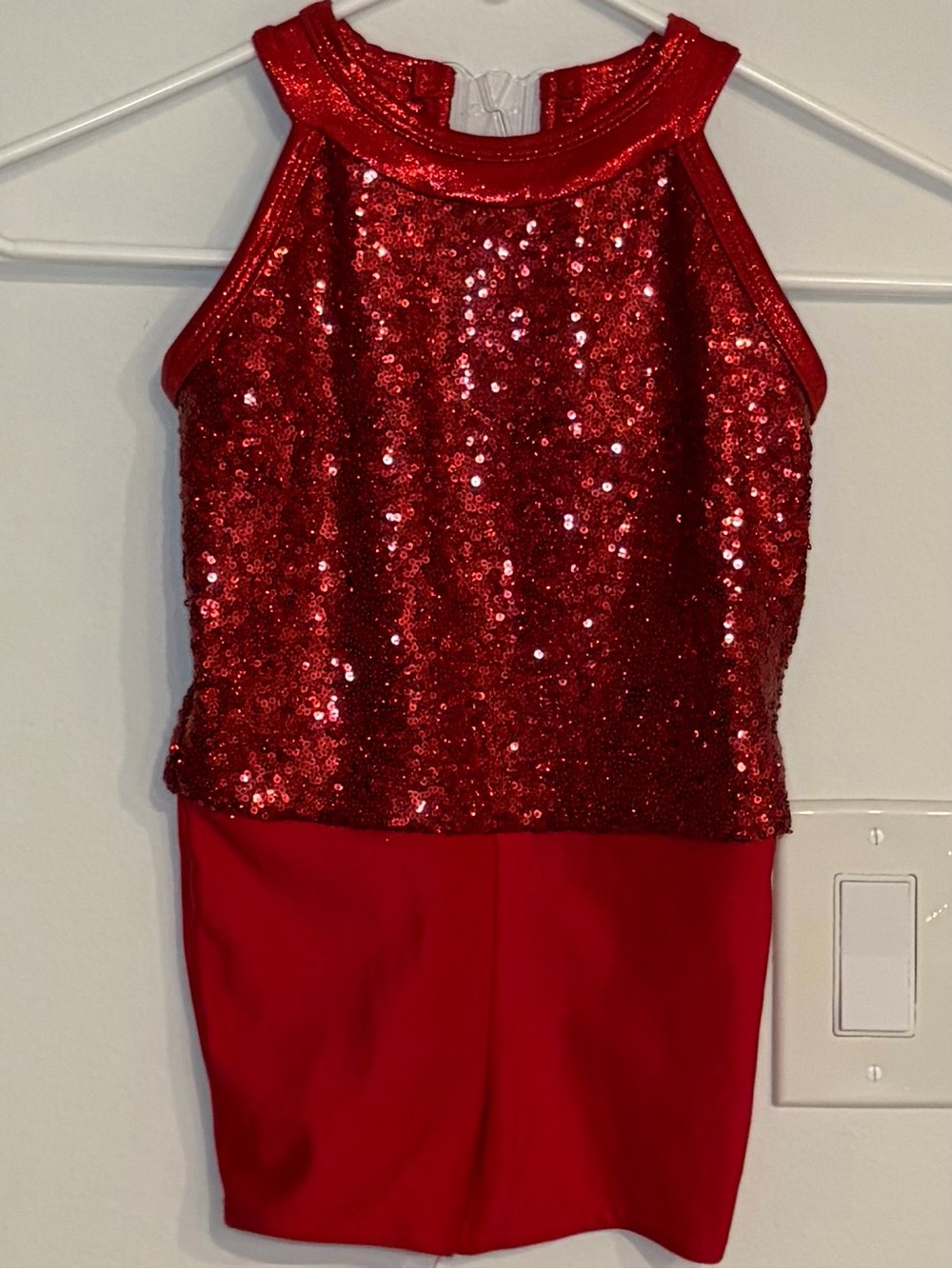 A Wish Come True Dance Costume Child SC 25393 Acro Jazz 2-in-1 w/ Hair Accessory